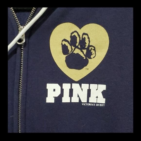 PINK + Pitt Collegiate Collection Size Small see pictures for flaw - Picture 5 of 10